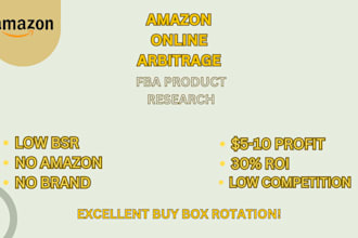 do amazon online arbitrage product research
