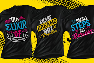 trendy modern t shirt for pod business custom design