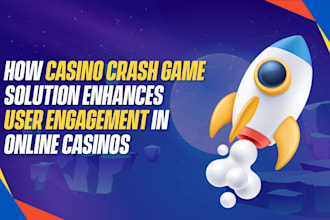 create igaming website for sport bet, crash game, blackjack, online slot, poker