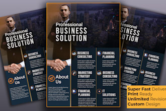 design professional business, event, and marketing flyers