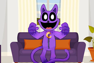 draw your furry with colorful art style line art