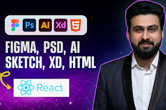 convert figma design to react and next js with tailwind css