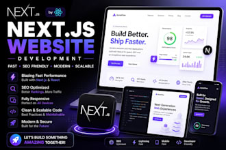 be your nextjs full stack website developer