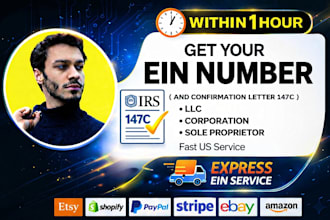 get your llc ein number tax id from irs in 1 hour