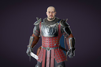 aaa quality 3d character model, pbr textures, topology, uv map, ue5 rig, animate