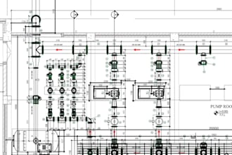design all mechanical systems in wastewater treatment plant