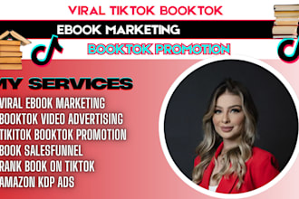 viral book promotion tiktok booktok video ebook marketing amazon kdp ads