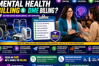 manage your dme and mental health billing  services