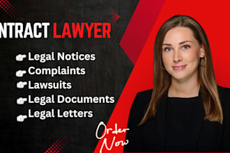 prepare legal notices, complaints, and lawsuits