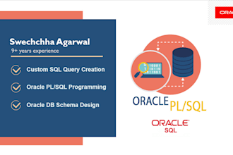 create oracle sql queries and plsql objects to process your db data