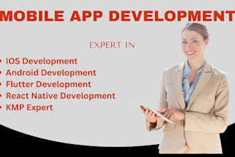 design and building android ios iphone flutter mobile app development kmp expert