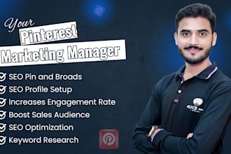 be your pinterest marketing manager, design SEO optimized pins boards