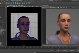 3d character rigging for maya, cinema 4d, blender, mixamo, unity game