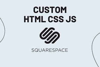 add custom html, CSS and js code to squarespace website