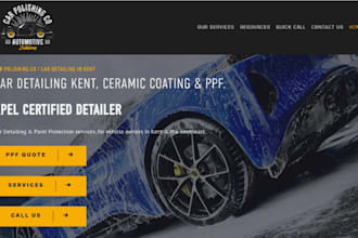 design wordpress car booking website car rental website car detailing