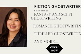 be your competent fiction ghostwriter