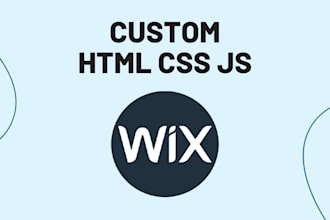 add custom html, CSS and js code to wix website