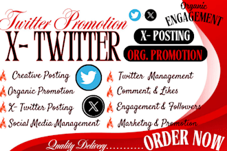 design twitter posting x social media management write pinterest content posting