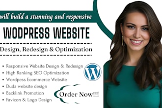 build wodpress website design, wordpress website redesign duda website redesign