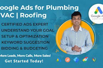 run high converting google ads for plumbing, hvac, roofing, and more