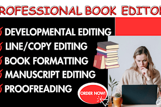 do book proofread, developmental edit, copy edit memoir fantasy fiction thriller