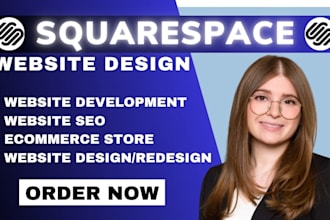build professional squarespace website develop seo redesign ecommerce store