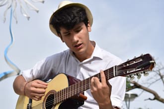 record bass electric acoustic and solo guitar to your raw song as a guitarist
