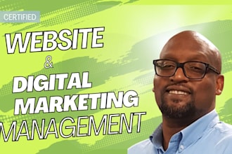 manage your website and digital marketing campaigns