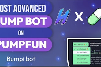 build pump fun bot, market making bot, solana volume bot, evm solana trading bot