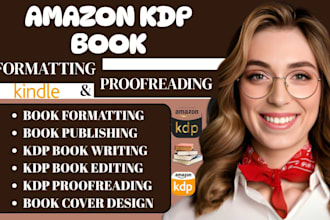 do novel proofreading book editing novel formatting kdp book cookbook formatting