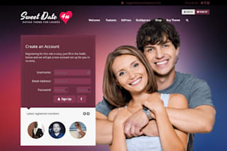 design dating website online dating app website dating wordpress website