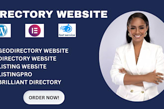 build wordpress geodirectory website, listingpro, listing website