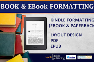 do book formatting, kindle ebook formatting, KDP paperback formatting
