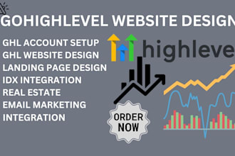 design gohighlevel website gohighlevel landing page real estate idx integration