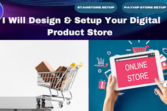 design redesign setup your stanstore  payhip ecommerce store