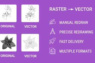 redraw your logo or image into a high resolution print ready file