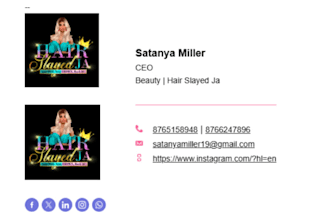 design a professional and clickable email signature