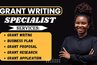 do grant writing grant proposal grant application grant research business plan