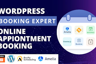 create wordpress booking with amelia bookly motopress simply schedule acuity