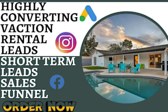 generate hot vacation rental short term rental leads airbnd travel agency leads