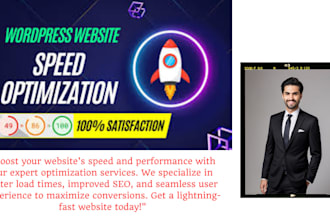 do wordpress website speed optimization, improve page speed