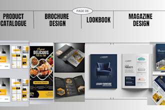 design product catalog, lookbook, magazine design catalogue