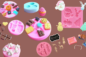 create custom 3d silicone plastic mold coaster resin mold box soap mod cad print