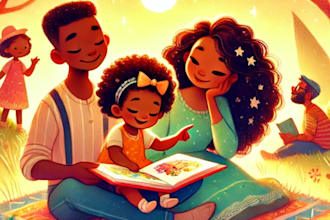 do african american children kids story book illustration children book writing