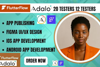 do adalo flutterflow bubble io mobile web app saas mvp automation adalo expert