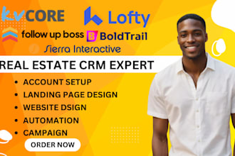 setup kvcore lofty crm boildtrail sierra interactive idx website follow up boss