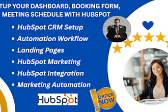 setup hubspot CRM hubspot workflow marketing automation hubspot landing page