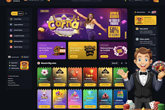 develop sport bet app, slot, igaming site, gamble website, blackjack, poker
