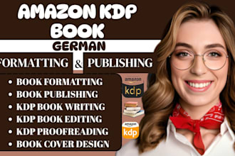 do german book formatting kdp book publishing for amazon layout editing design
