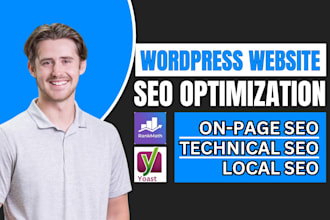rank your wordpress website with on page, technical and local seo optimization